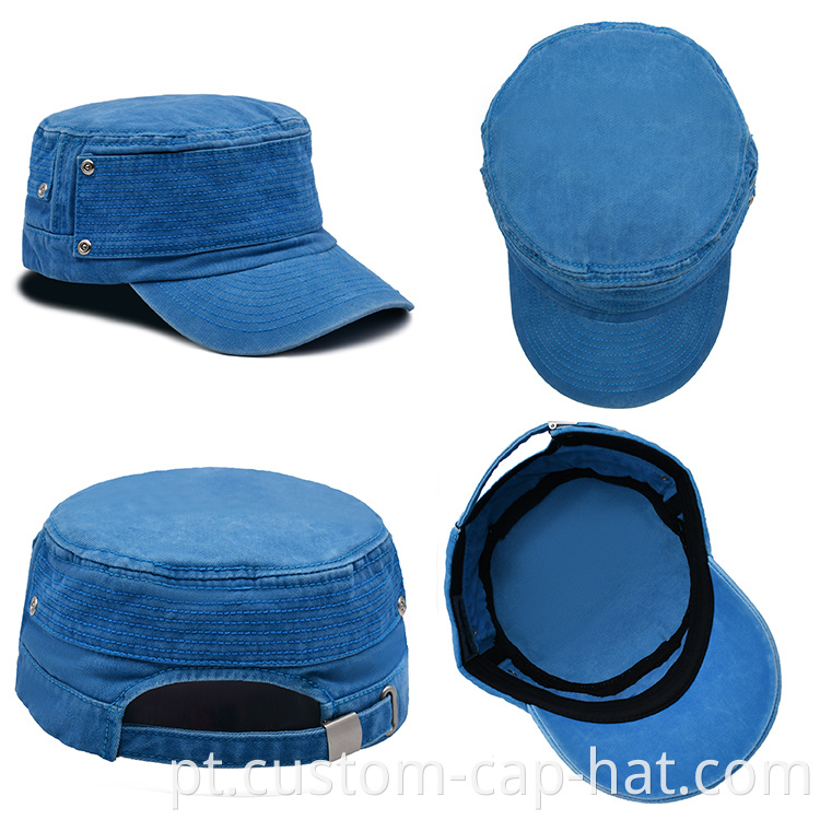 Denim Round Cap 